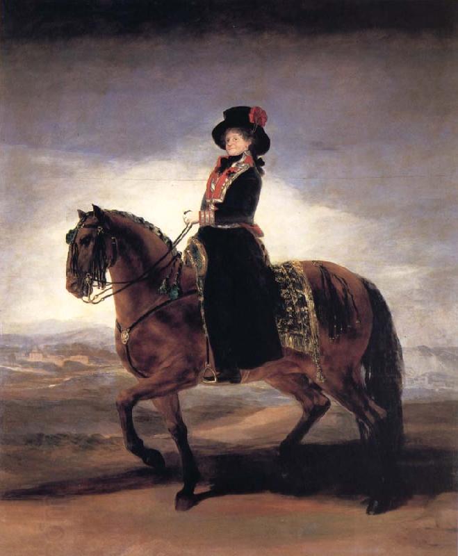 Francisco Goya Maria Luisa on Horseback China oil painting art